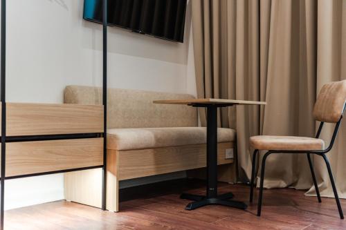 Kingdom Family Apartment's Durres Centerにあるシーティングエリア