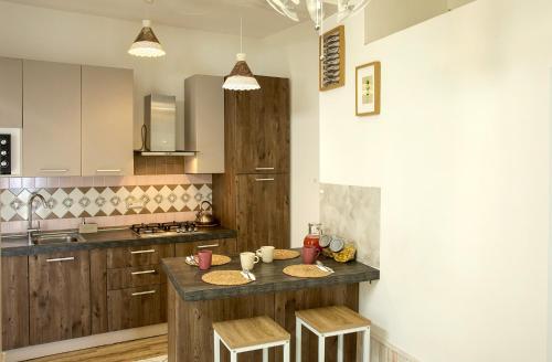 Dapur atau dapur kecil di Holidays Perla d'Amalfi