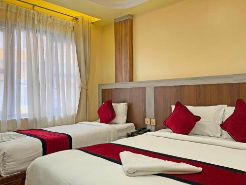 Hotel Five Season Innにあるベッド