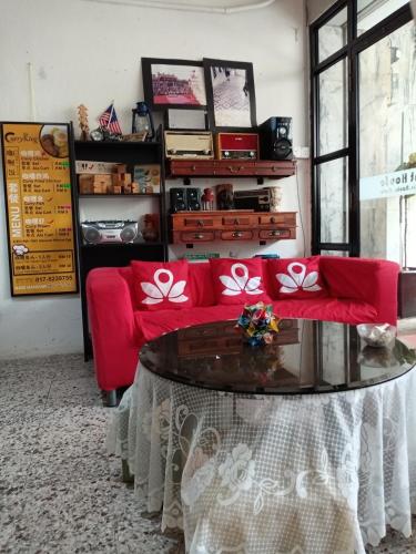 Zona de estar de Elephant House Hotel