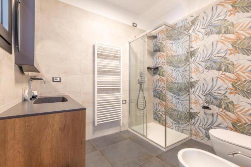 Koupelna v ubytování La Casa di Piero by BarbarHouse