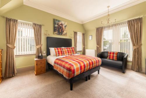 Ένα ή περισσότερα κρεβάτια σε δωμάτιο στο Eildon Guest House
