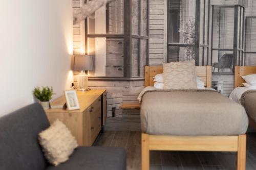 Zona de estar de Lodges at Flimwell Park