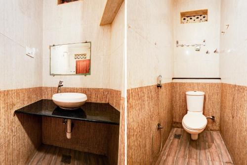 Koupelna v ubytování Hotel O MIZPAH INN