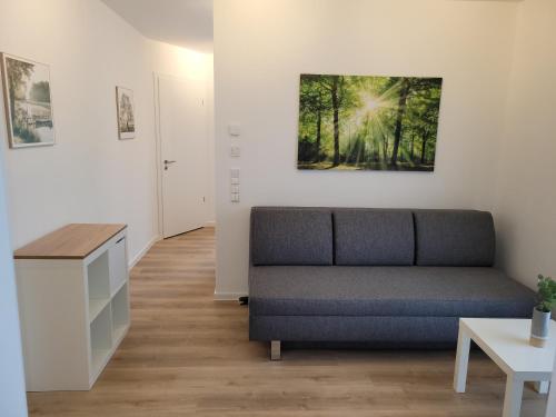 Ruang duduk di KomfortPlus modernes Premium Apartment - Top Lage - Balkon - Parkplatz