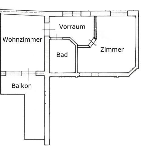 Gschtraffhofの見取り図または間取り図