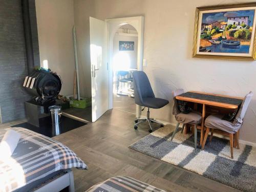 Ruang duduk di Apartment in Pellingen near Trier & Moselle