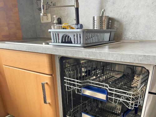 Dapur atau dapur kecil di Apartment in Pellingen near Trier & Moselle