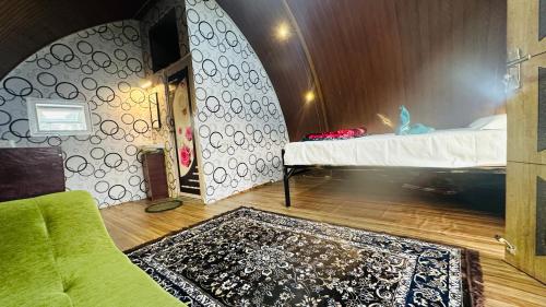 Posezení v ubytování Magica Mount Domes
