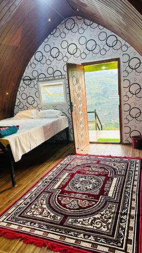 Postel nebo postele na pokoji v ubytování Magica Mount Domes