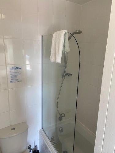 Koupelna v ubytování Kaliva 479 @ Club Mykonos Resort