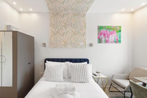 Ένα ή περισσότερα κρεβάτια σε δωμάτιο στο Studio Near Dockyard & Gunwharf