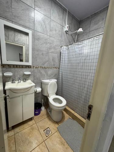 Ένα μπάνιο στο La Esperanza Apart Hotel