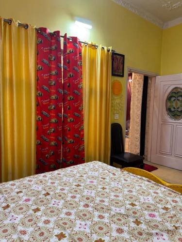 Cama o camas de una habitación en Homestay Pathankot