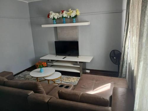 Posezení v ubytování Bulawayo CBD flat