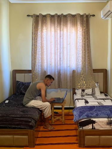Postel nebo postele na pokoji v ubytování Gite Berber Home