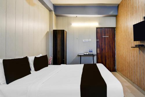 TV a/nebo společenská místnost v ubytování Hotel O Plaza 2.0