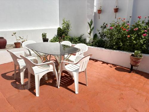 Sân trong/khu vực ngoài trời tại Jardim