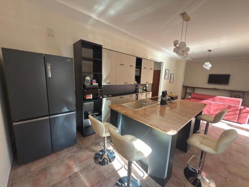 Dapur atau dapur kecil di A Casa Di Teo tra stazione e mare