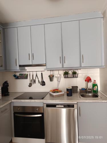 Dapur atau dapur kecil di Apartamento Morriña