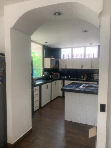 Køkken eller tekøkken på Casa del Alma