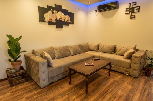 Zona de estar de Ryo Apartments