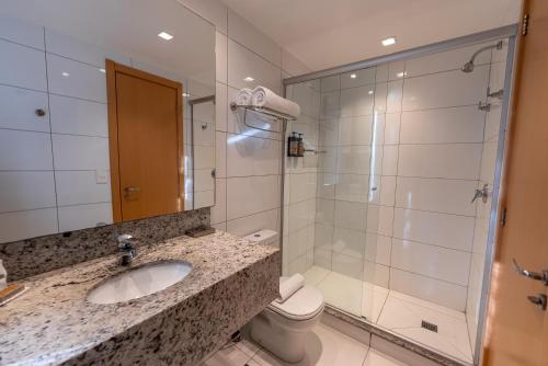 Un baño de Hotel Laghetto Stilo Higienópolis