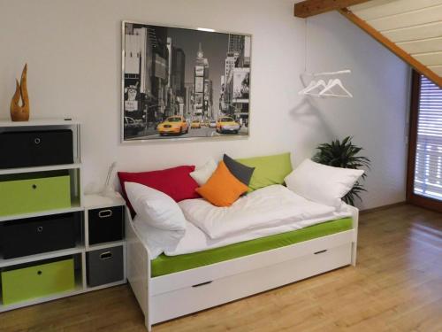 Posezení v ubytování Apartment in Veringendorf near Swabian Alb