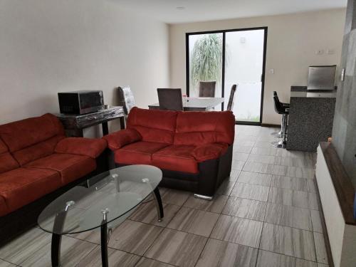 Posezení v ubytování CASA MODERNA y SEMINUEVA EN RESIDENCIAL PRIVADO y TRANQUILO