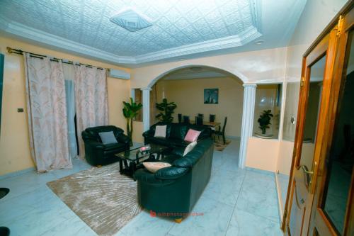 Χώρος καθιστικού στο Cabral residence
