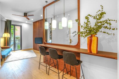 Χώρος καθιστικού στο Lux Apartment Parking Included