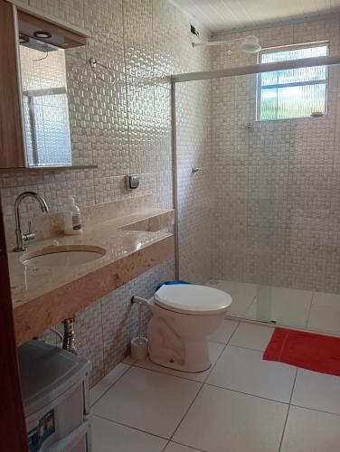 Bilik mandi di Casa em Ibicoara