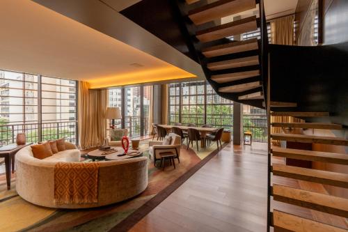 Coin salon dans l'établissement Rosewood São Paulo