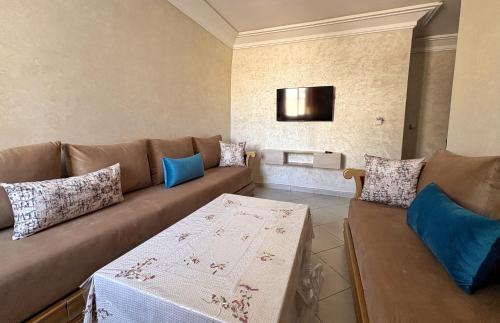 Posezení v ubytování Serenity Apartment