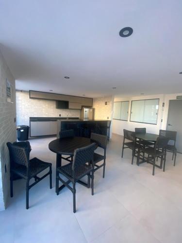 Una cocina o cocineta en Flat Intermares