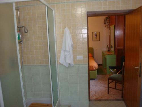 Koupelna v ubytování B&B Villa Tina