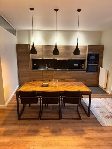 Una cocina o cocineta en Luitpold Hotel