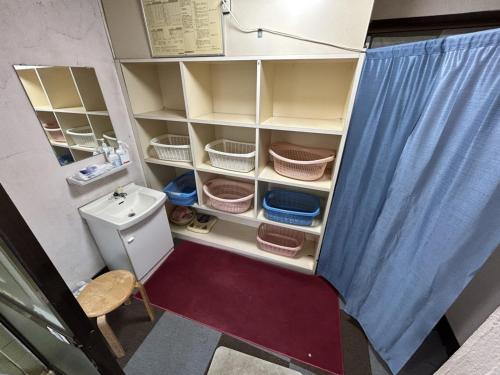 Un baño de ロッジしろくま