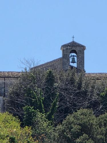 a building with a bell tower on top of it at B612 bed & breakfast APPARTAMENTO Piccolo Principe in Manoppello