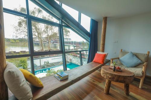 Πισίνα στο ή κοντά στο Huangshan Shanshui Boutique Hotel Liyang Scenic Area