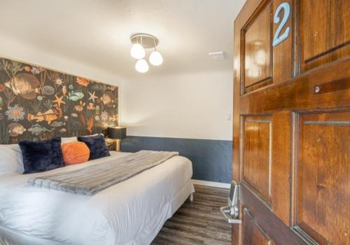 Postel nebo postele na pokoji v ubytování b side motel
