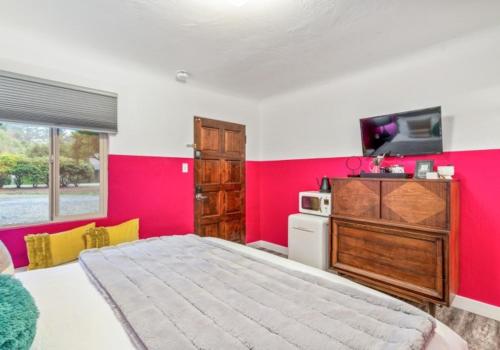 Kuchyň nebo kuchyňský kout v ubytování b side motel
