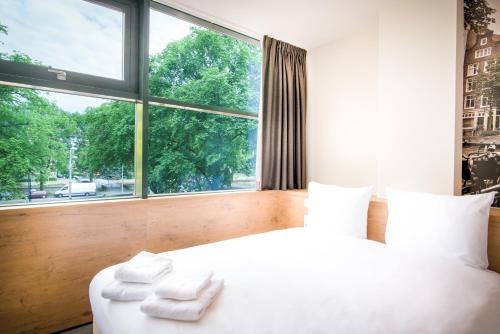 Katil atau katil-katil dalam bilik di Citiez Hotel Amsterdam