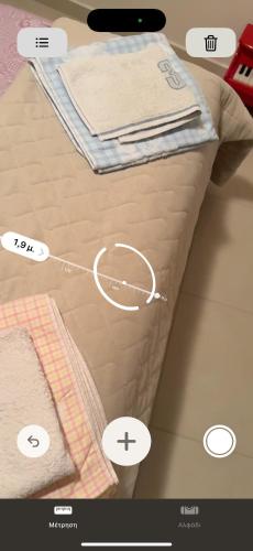 a picture of a bed with descriptions of a mattress at Villa GIANNAKOS MINOAN HERSONISSOS in Kastéllion