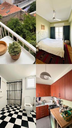 2BDR Central, Bright & Cosy Flat by the Acropolis