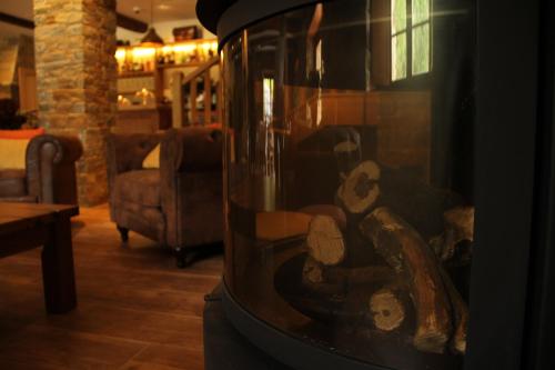 Ruang duduk di Casa Lixa Hotel Rural Albergue