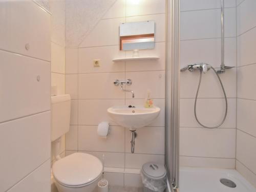 Un baño de Luxurious Apartment in Jägersgrün with Saunas