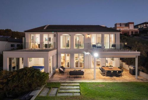 Bygningen som feriehuset ligger i