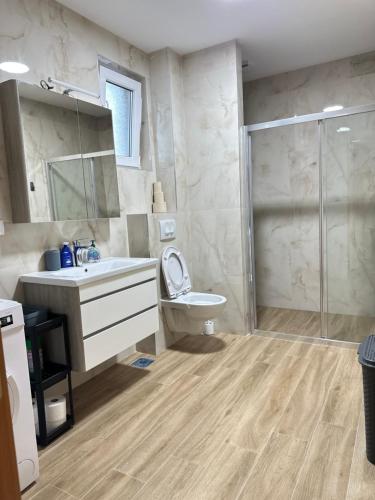 Koupelna v ubytování Vila Dusan