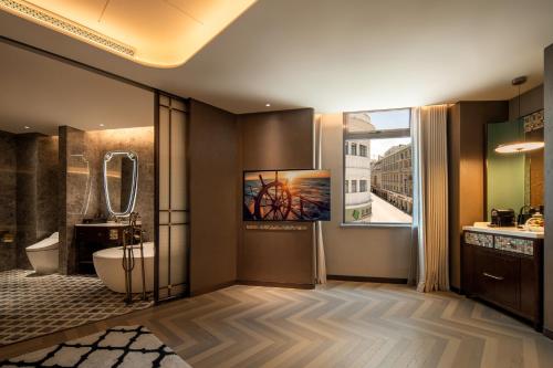 Koupelna v ubytování Xiamen Lujiang Harbourview Hotel